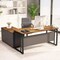 Tribesigns LITTLE TREE 55" Executive Desk and 39" File CabinetModern L-Shaped Computer Desk Business Furniture Set